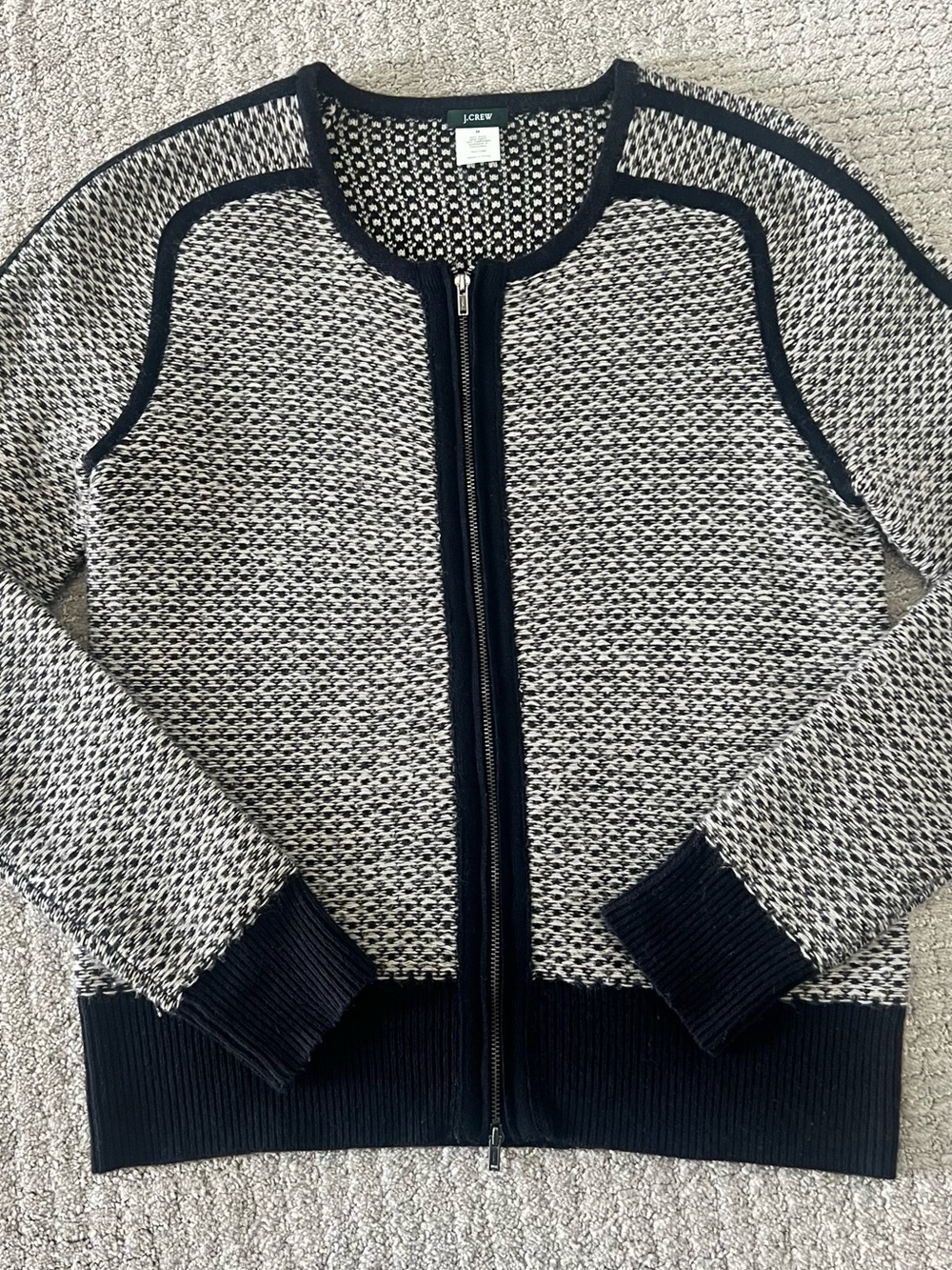 J. Crew zip-up Sweater Jacket